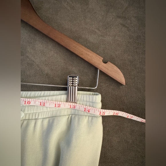 Madewell MWL Superbrushed Easygoing Sweatpants. Color Iced Mint. - Picture 8 of 10